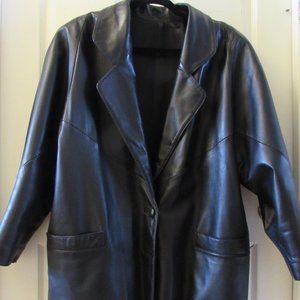 Black Leather Jacket, 1980s